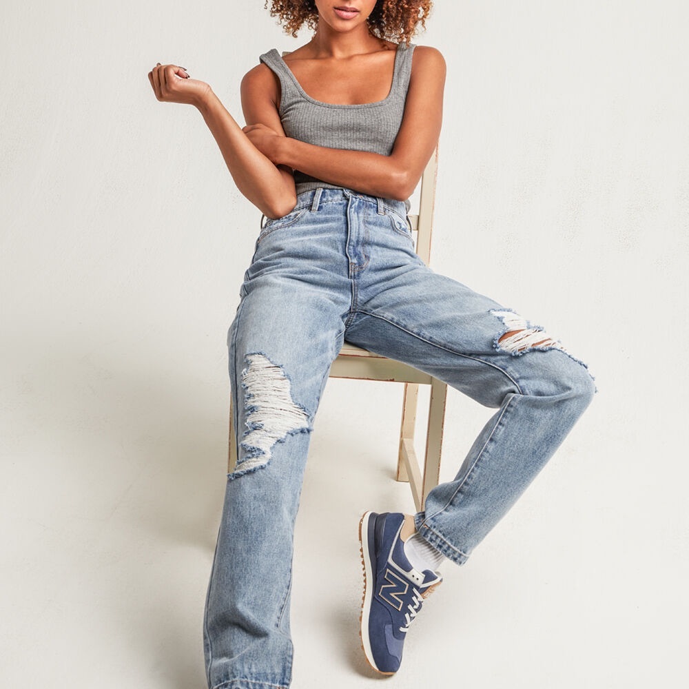 90s women gray denim jeans size 26 brand new
